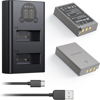 Batería Powerextra repuesto con cargador LCD para Olympus BLS-5 BLS-50 por 15,50€