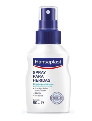 Llimpiador antiséptico Hansaplast Spray para Heridas desinfectante a solo 3,98€