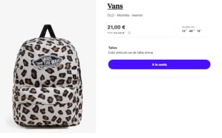Vans Mochila Old Skool Classic 22L por 21€