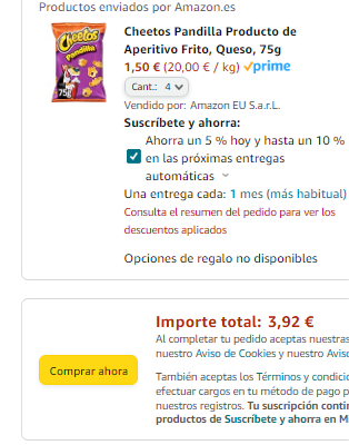 Cheetos Pandilla 4 bolsas por 3,92€