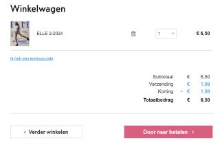 Gratis verzending op ELLE