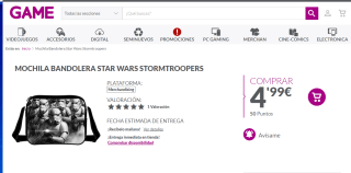 Hasta -90% descuento en Merchandasing de Game