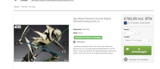 Standbeeld Star Wars Premium - General Grievous (63 cm)