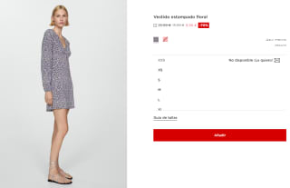 Vestido estampado floral para Mujer por 6.99€