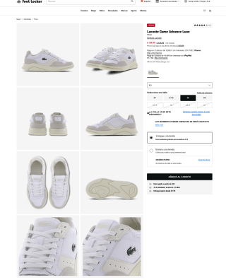 Lacoste Game Advance Luxe Mujer por tan solo 49,99€