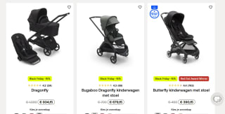 Tot 15% korting tijdens Black Friday bij Bugaboo
