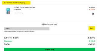 10% extra korting op de sale tot 50% korting bij Happy Socks