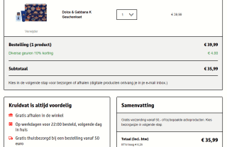 Dolce & Gabbana K Geschenkset voor €35,99 bij Kruidvat