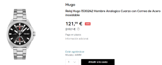 Reloj Hugo Boss 1530242 de Hombre Analogico de Cuarzo con Correa de Acero inoxidable por 121.95€