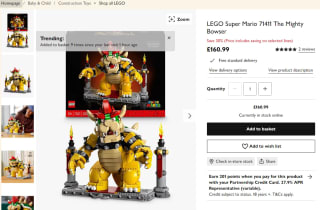 Win a LEGO Super Mario the Mighty Bowser from John Lewis for £160.99