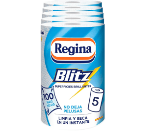 Regina Blitz Papel de Cocina 5 Rollos a tan solo 7,99€