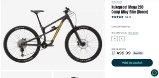 Nukeproof Mega 290 Comp Alloy Bike for £1499 at Wiggle