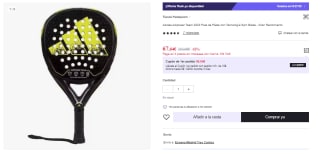 Pala Adidas Adipower Team 2023 por 67.64€ (Cuenta Nueva 55.64€)