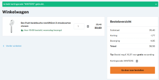 5% extra korting op veel producten bij Saniweb