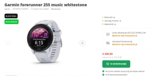 Garmin Forerunner 255 Music - Hardloophorloge voor €209,99