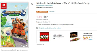 Advance Wars 1+2: Re-Boot Camp voor €25 bij Amazon