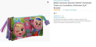 Portatodo Triple 5 Compartimentos Bebés Llorones CyP Brands por 3.95€