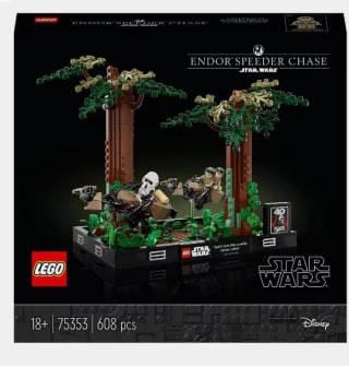 Set Lego Star Wars Diorama: Duelo de Speeders en Endor por 41,24€.