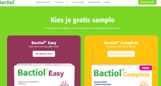 Gratis sample staal Bactiol voor gezonde darmflora