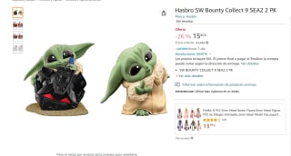 2 figuras grogu marca Hasbro por 15,80€