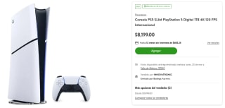 Consola PS5 Slim Digital 1TB 4K por $7,699 en Bodega Aurrera