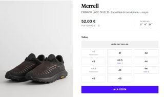 Zapatillas de Trekking para Hombre Merrell Embark Lace Sneaker por 52€