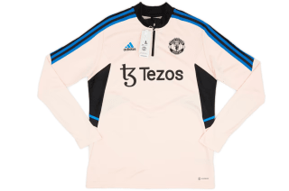 Camiseta Adidas de entrenamiento con cremallera 1/4 Manchester United 2022-23 por 21,59€