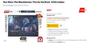 Star Wars: The Mandalorian, Two for the Road , 1000 stukjes - Puzzel voor €10,49 bij Bol
