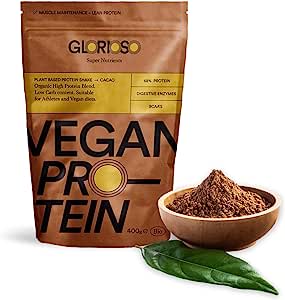 Proteína Vegana Sabor Chocolate en Polvo 100% Bio de 400 g por 8,83€