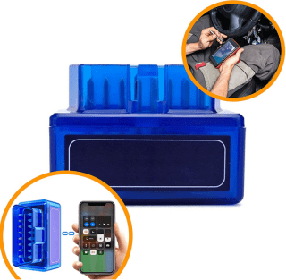 Mini ELM327 Interfaz Bluetooth OBD-II OBD2 para Coche por 4,99€