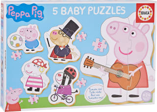 Peppa Pig Conjucto de Baby Puzzles, Multicolor (18589)