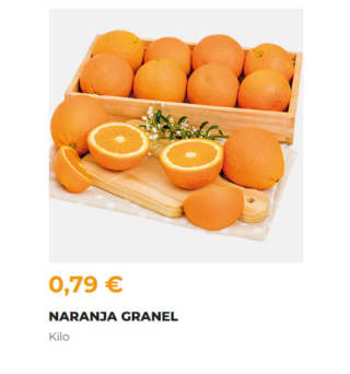 Naranja granel a 0,79€/kg
