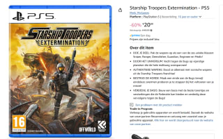 Starship Troopers Extermination PS5 voor €20 bij Amazon
