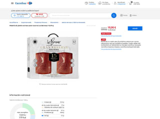 Maletín de jamón serrano gran reserva Los Berones 12 paquete de 70g por 19,90€