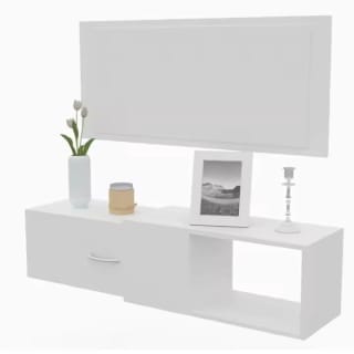 Recibidor con espejo y cajón por 45,10€