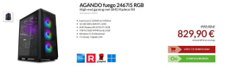 AGANDO fuego 2467i5 RGB voor €829 in de Agando-shop