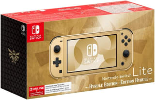 Nintendo Switch Lite - Hyrule Edition - Hylian Crest voor €211,52 via Amazon