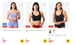 30% Korting op Damesondergoed bij de Hema