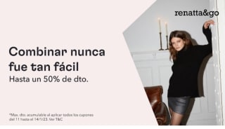 Hasta 50% de Descuento en Renatta & Go.