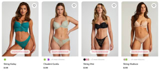 5 Slips voor €29,99 bij Hunkemöller