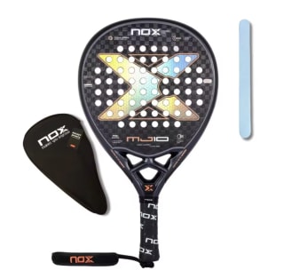 Pala de Pádel NOX MJ10 + 1 Funda Nox +1 Protector transparente por 67,48€