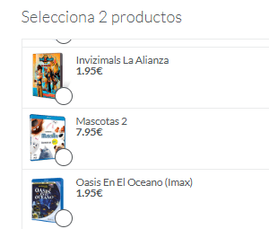 2X1 películas seminuevas en formato blu-ray desde 4,95€