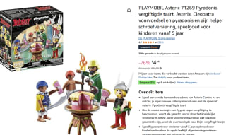 Playmobil Asterix De vergiftigde Taart van Plurkis (71269) voor €4,34 bij Amazon