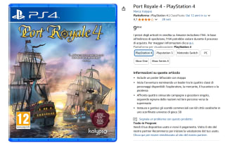 Port Royale 4 voor €9,99 bij Amazon