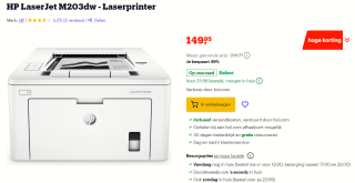 HP LaserJet M203dw - Laserprinter voor €149,95 bij Bol.com