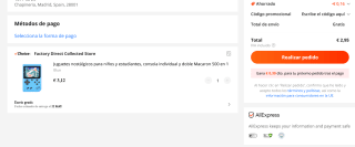 Consola retro portátil 500 juegos clásicos por 2,95€