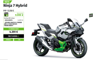 Moto Kawasaki Ninja 7 Hybrid por 9.999€ + seguro gratis