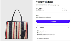 Bolso Shopping Tommy Hilfiger CITY SUMMER por 74€