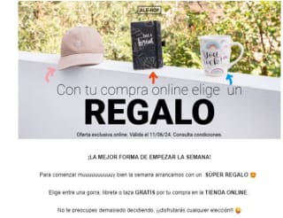 Regalo por tu compra en Ale-Hope