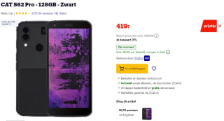 CAT S62 Pro - 128GB - Zwart voor €419 bij Bol.com